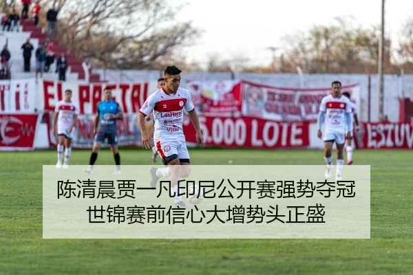 陈清晨贾一凡印尼公开赛强势夺冠 世锦赛前信心大增势头正盛
